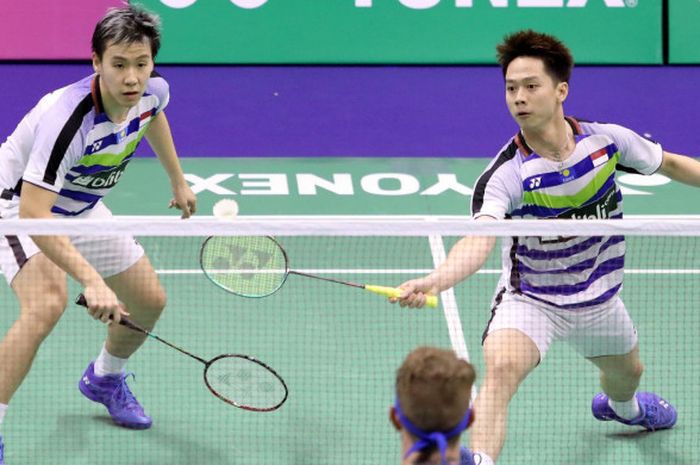 Ganda putra Indonesia, Marcus Fernaldi Gideon/Kevin Sanjaya Sukamuljo, yang akan tampil bisa disaksikan secara langsung melalui link live streaming Malaysia Masters 2019.