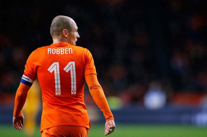 Pemain sayap Belanda, Arjen Robben.