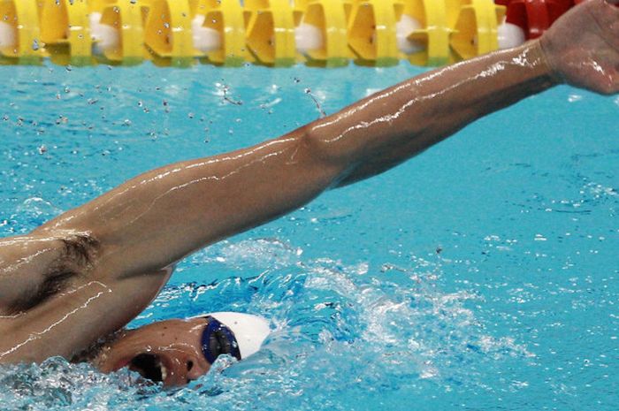 Perenang China peraih emas di Asian Para Games 2018, Xu Haijiao.