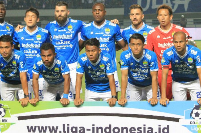    Skuat Persib Bandung pada pekan ke-14 Liga 1.   