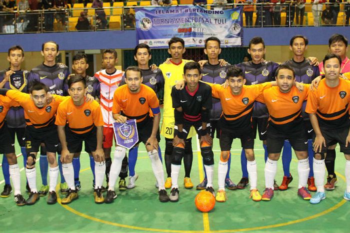 Turnamen Futsal Tuli antarklub se-Indonesia 2017 menjadi ajang seleksi timnas tuna rungu.