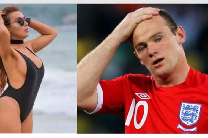 Laura Simpson dan Wayne Rooney