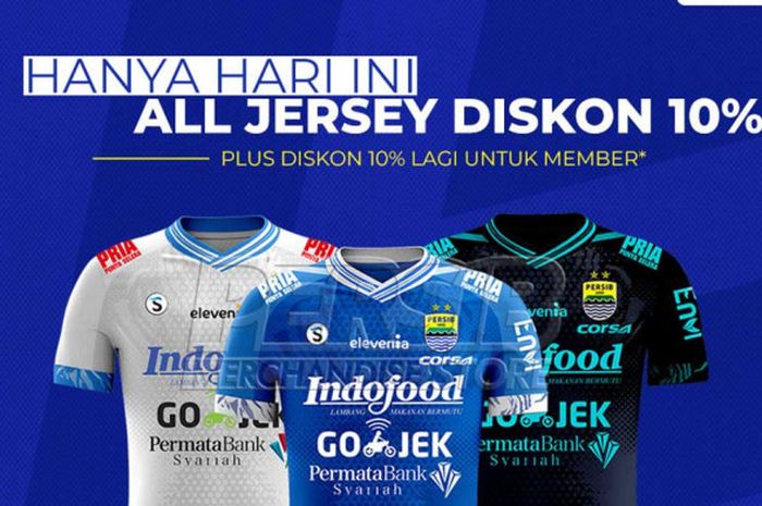 Persib Merchandise Store adakan diskon.