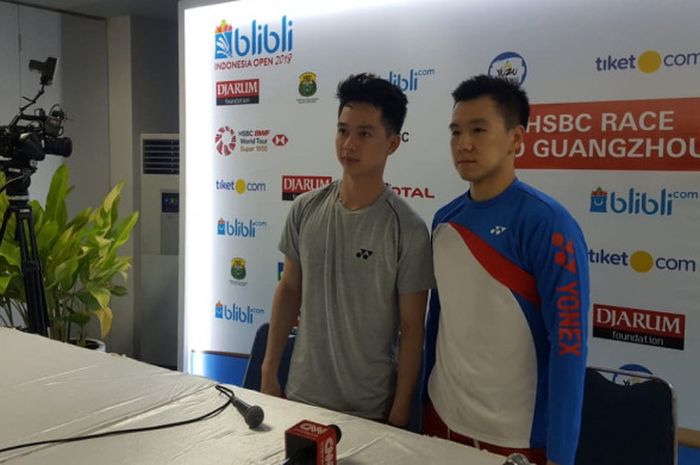 Pasangan ganda putra Indonesia, Marcus Fernaldi Gideon/Kevin Sanjaya Sukamuljo berhasil melaju ke babak semifinal Indonesia Open 2018.