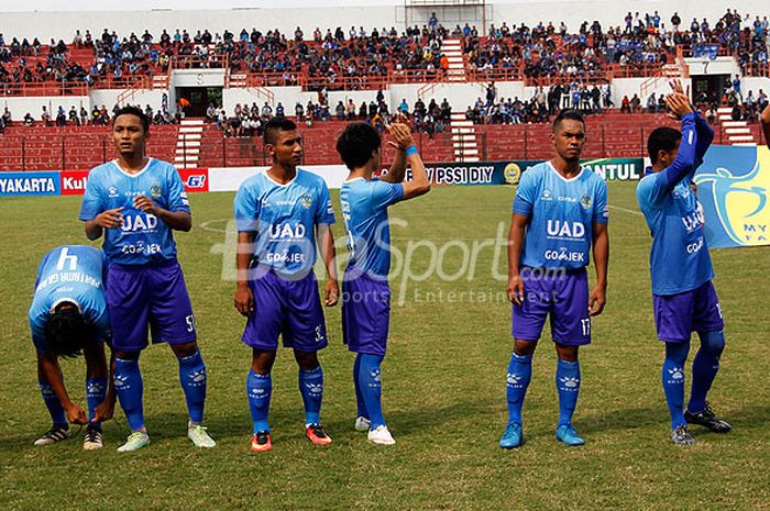 PSIM Yogyakarta saat bermain di Stadion Sultan Agung, Bantul.