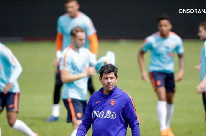 Pelatih timnas U-21 Belanda, Erwin van de Looi.