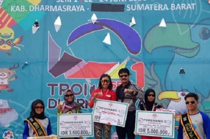 Paragliding TROI Seri Pertama Dikuasai Atlet Sumatera Barat 