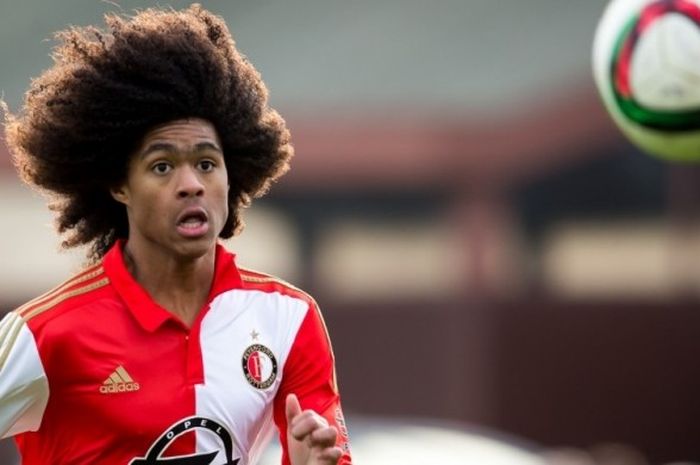 Gelandang Feyenoord, Tahith Chong, yang akan segera bergabung dengan Manchester United.