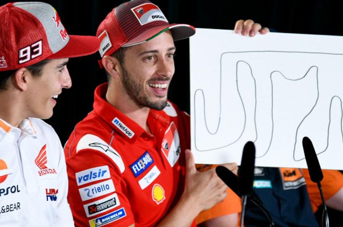  Sirkuit dengan bentuk yang rumit buatan Andrea Dovizioso. Menurut dia, salah satu bagiannya terinspirasi dari Salzburgring di Austria. 