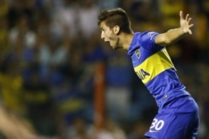 Gelandang muda Boca Juniors, Rodrigo Bentancur.