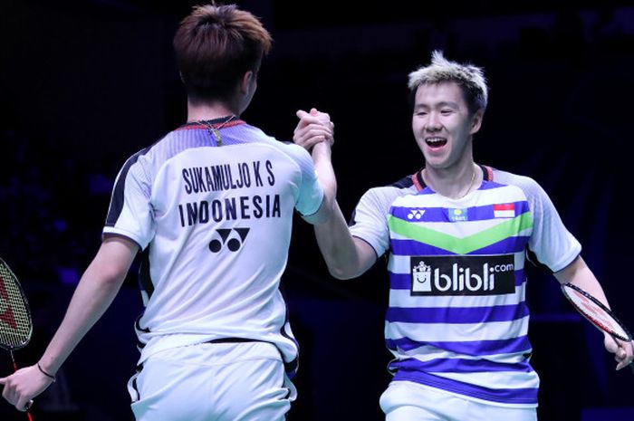 Perjuangan ganda putra Indonesia, Marcus Fernaldi Gideon/Kevin Sanjaya Sukamuljo, bisa disaksikan melalui link live streaming Malaysia Masters 2019.