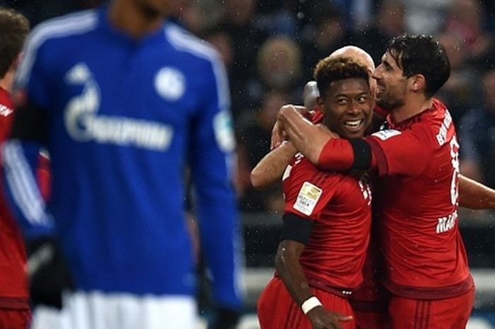 Bayern menang 3-1 di kandang Schalke, Sabtu (21/11/2015). 