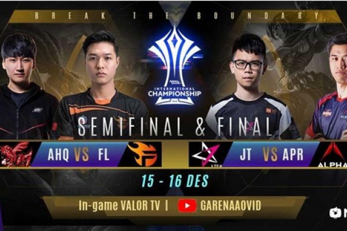 Laga semifinal dan final Arena of Valor International Championship 2018 akan berlangsung di BITEC Bangna Hall 100, Bangkok, Thailand pada 15-16 Desember 2018.