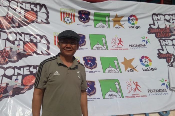 Ketua Yayasan Al Azhar Syifa Budi, Hamid Chalid, saat ditemui dalam acara Indonesia Junior Sudden Death League, di Lapangan Pertamina, Simprug, Jakarta Selatan, Minggu (21/10/2018)