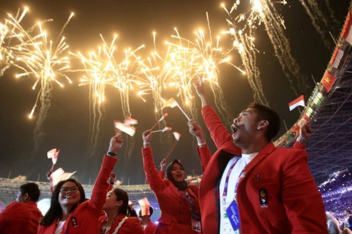 Opening Ceremony Asian Games 2018, Sabtu, (18/8/2018).