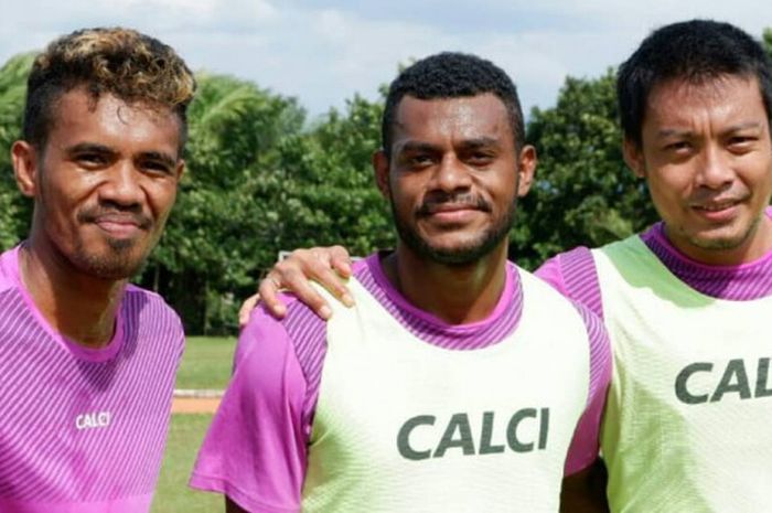 Pemain Sriwijaya FC, Alvin Tuasalamony, Marco Mauredje Sandy, Hamka Hamzah