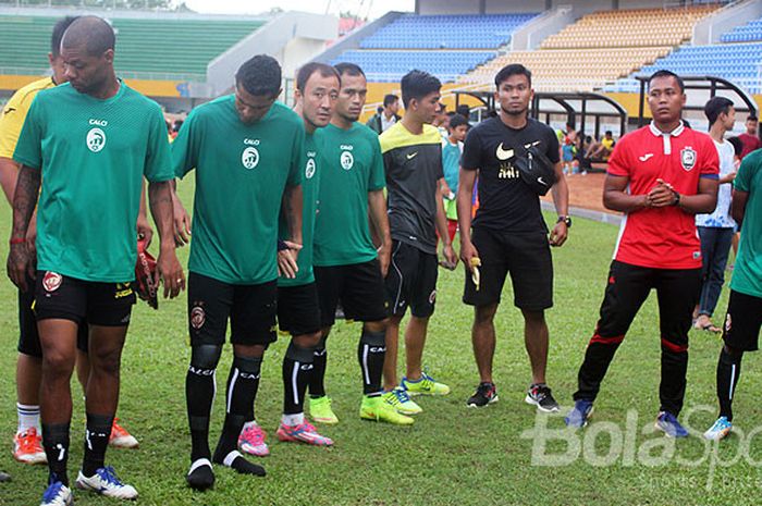 Trio pemain asing Sriwijaya FC, Hilton Moirera, Yu Hyun-goo, dan Beto siap tampil melawan Persib Bandung pada laga lanjutan Liga 1 di Stadion Gelora Sriwijaya, Jakabaring, Palembang, pada Senin (4/9/2017).