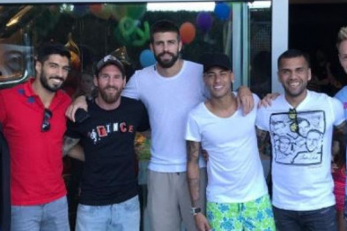 Neymar dan teman-temannya