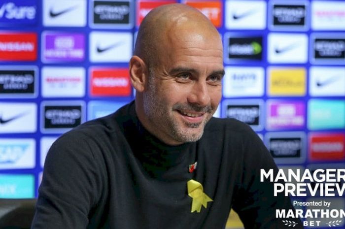 Manajer Manchester City, Pep Guardiola, enggan buka kans lebih lama melatih The Citizens.