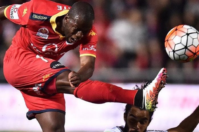 Bruce Djite saat membela  Adelaide United