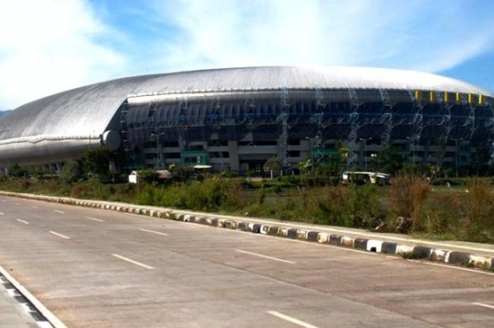 Akses jalan masuk ke Stadion Gelora Bandung Lautan Api (GBLA) sudah bisa digunakan.