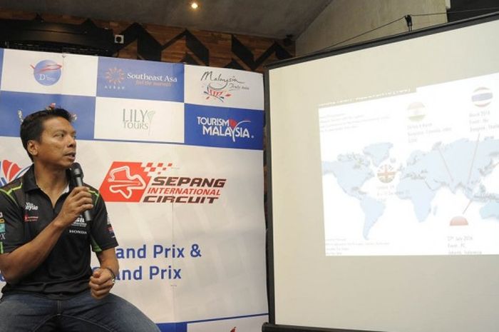 CEO Sepang International Circuit Dato' Razlan Razali menjelaskan kesiapan sirkuitnya menggelar Formu