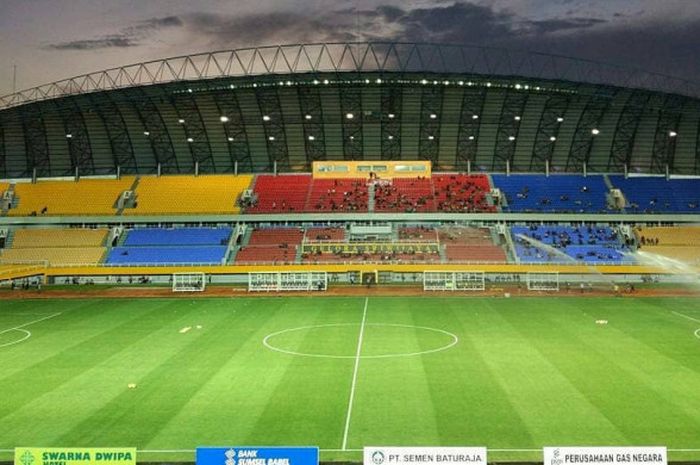  Stadion Gelora Sriwijaya, Jakabaring, Palembang, yang menjadi calon stadion penyelenggara pertandingan  Piala Dunia U-20 2021.