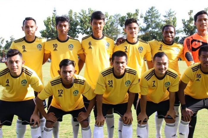 Tim 757 Kepri Jaya FC, setelah melakoni laga persahabatan di Pulau Jawa segera menuju Pulau Bali.