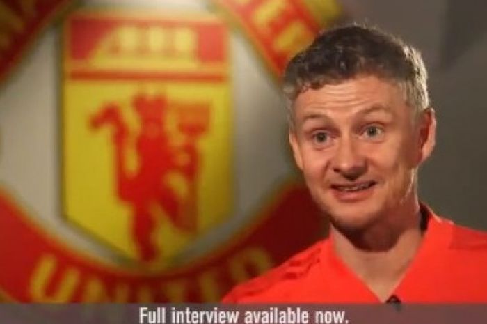 Pelatih interim Manchester United, Ole Gunnar Solskjaer.