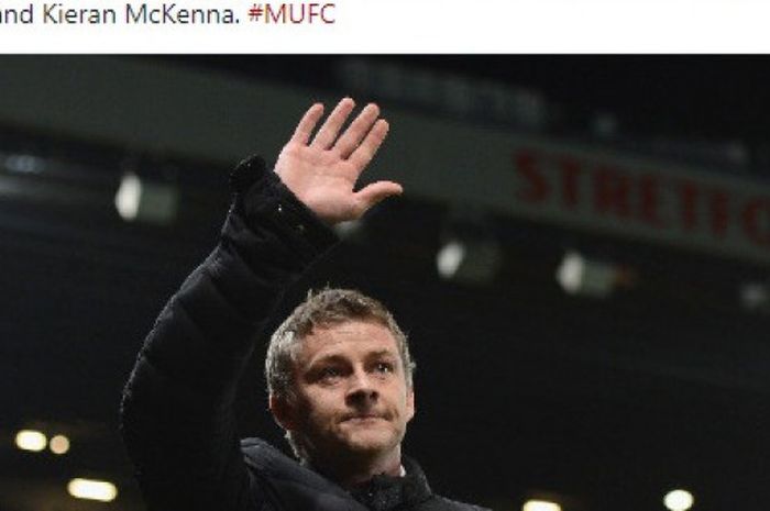 Pelatih interim Manchester United, Ole Gunnar Solskjaer, menyampaikan janji untuk penggemar Setan Merah.