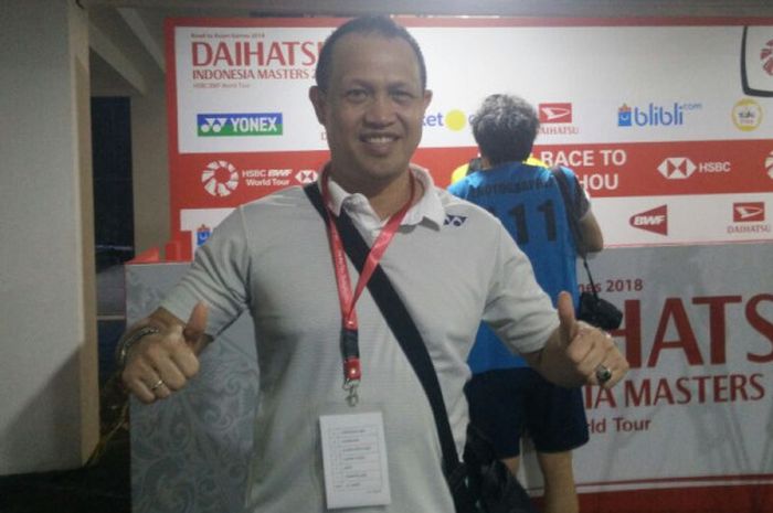 Pelatih Kepala Tim Nasional Bulu Tangkis Thailand, Rexy Mainaky.
