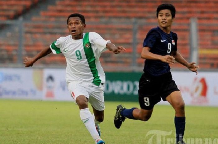 Gunansar Papua Mandowen saat membela timnas U-16 Indonesia