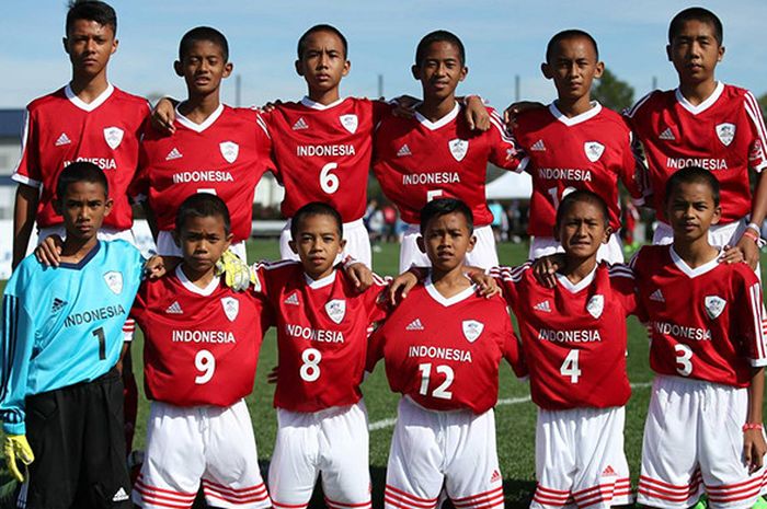 Anak-anak SSB Batu Agung, Kalimantan Selatan mewakili Indonesia di ajang Danone Nations Cup 2017, Amerika Serikat pada, (21-24/9/2017).
