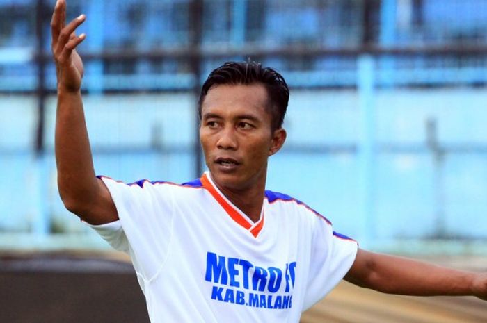 Eks bek Persib, Hermawan, yang sekarang membela tim Liga 2, Persekam Metro FC