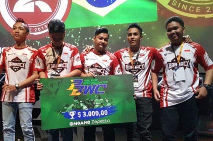 Wakil Indonesia, PRFS VNG EMPORIUM SADES CYPRESS, menempati posisi empat pada Point Blank World Championship 2018 di Sao Paulo, Brasil, yang berlangsung pada 19-21 Mei 2018.