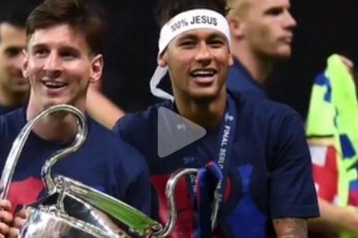Neymar dan Messi sepasang sahabat