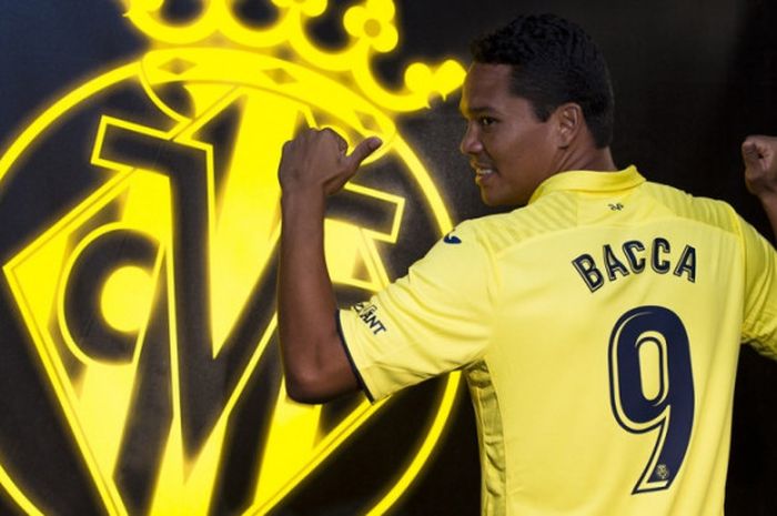 Carlos Bacca resmi dipinjamkan ke Villareal dari AC Milan dengan opsi beli di akhir musim