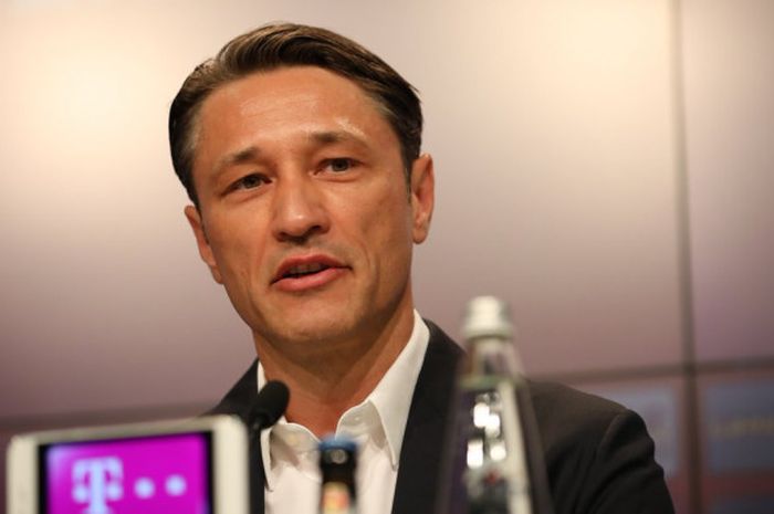 Niko Kovac melakukan konferensi pers pertama sebagai pelatih Bayern Muenchen, Senin (2/7/2018).