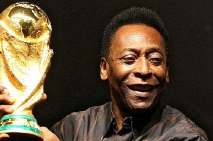 Pele Legenda Sepak Bola Brazil.