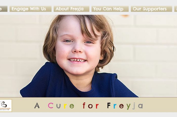 Freyja, gadis berumur 5 tahun yang mengidap kanker ganas 