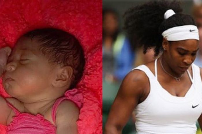 Serena Williams (kanan), Olympia (kiri)