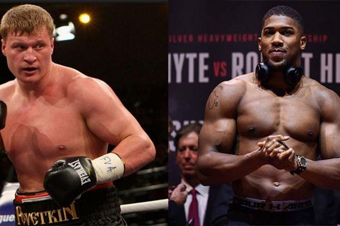 Alexander Povetkin dan Anthony Joshua.