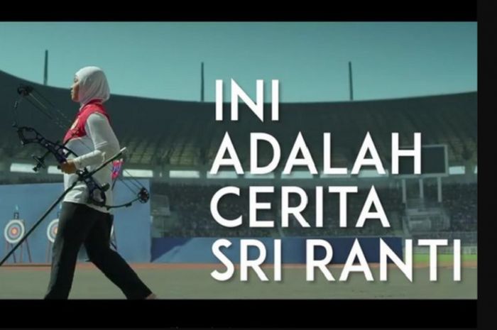 Adegan dalam video Maaf Ibu Ala Sri Ranti dan Atlet Indonesia (Ramadhan 2018)
