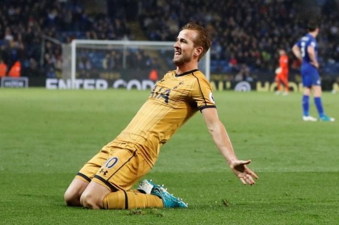 Hotspur melawan Leicester City pada partai lanjutan Premier League - kasta teratas Liga Inggris - di Stadion King Power, Kamis (18/5/2017).