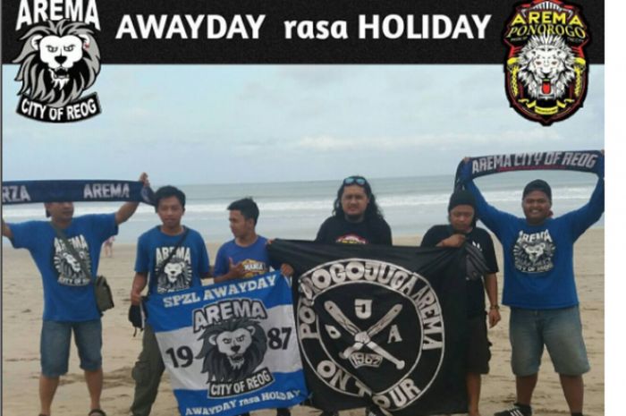 Aremania Ponorogo Away ke Bali, di Stadion I Wayan Dipta