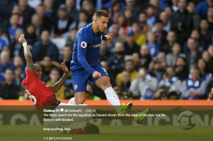 Eden Hazard dihadapkan dengan dilema antara Chelsea atau Real Madrid