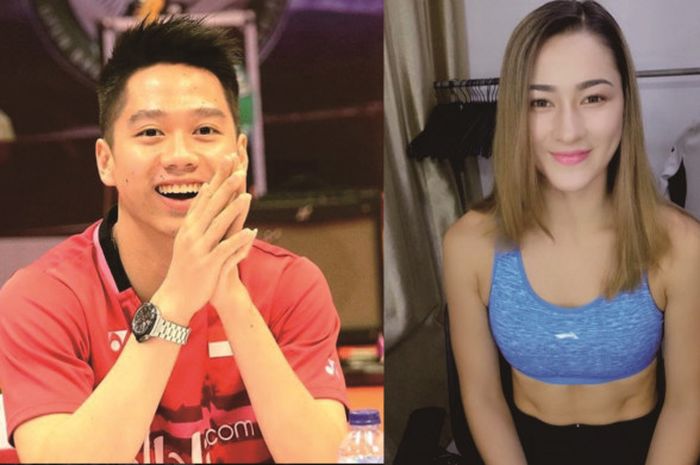   Kevin Sanjaya (kiri) dan Gronya Somerville.  