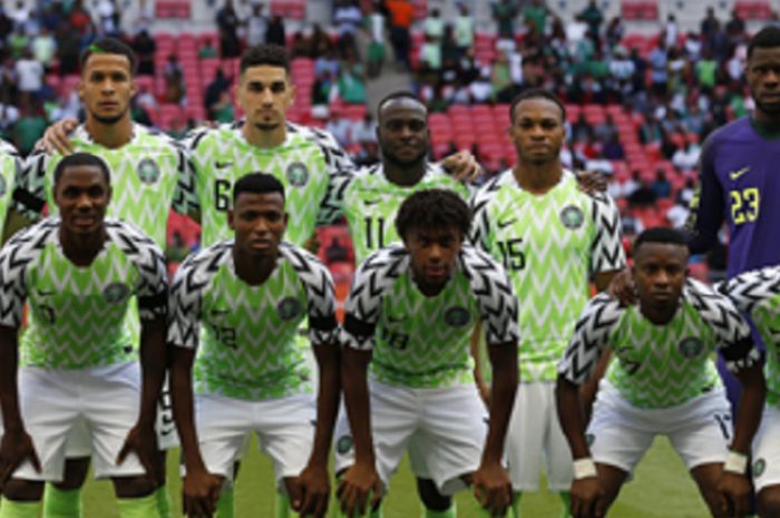Timnas Nigeria pada Piala Dunia 2018 Rusia.