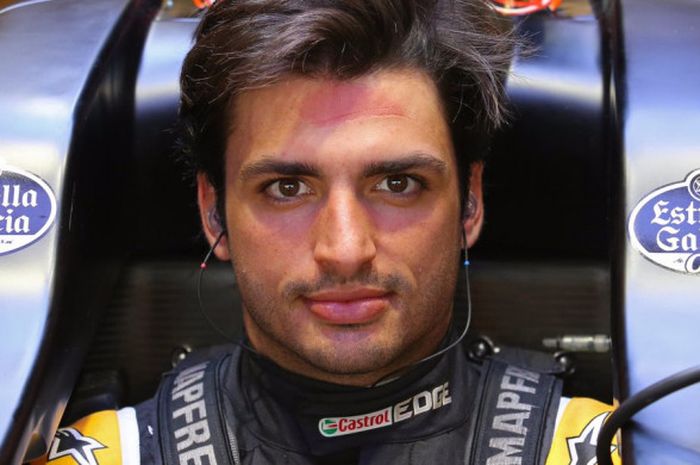 Pebalap baru tim Renault, Carlos Sainz Jr.