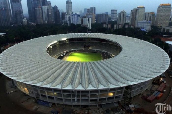 Stadion Utama Gelora Bung Karno di Jakarta, landmark olahraga Indonesia, siap menyambut berbagai ajang sepanjang tahun 2018.